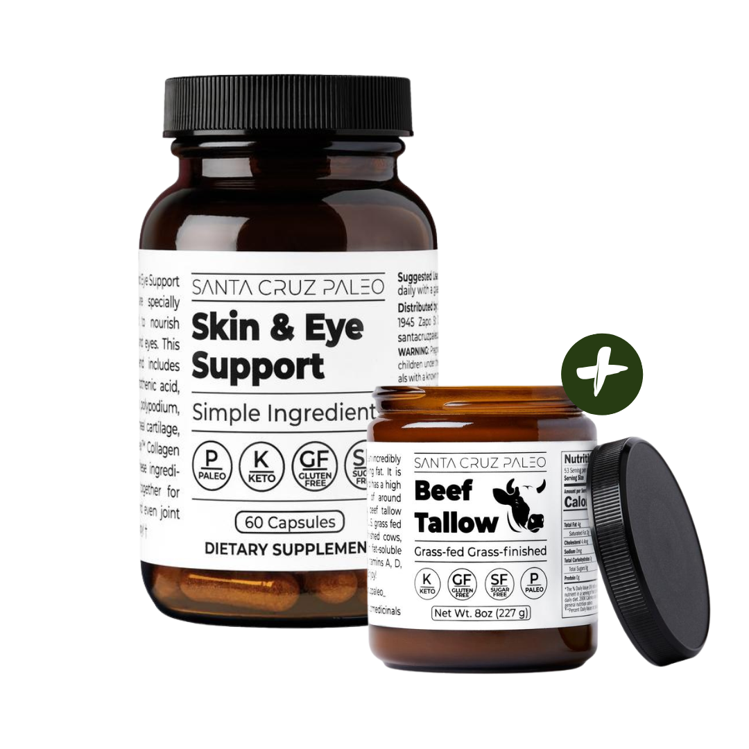 Skin and Eye Support Caps + Free Beef Tallow