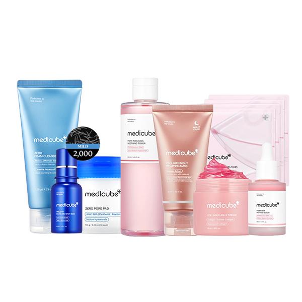 Affordable Glass Glow Medicube Skincare Set