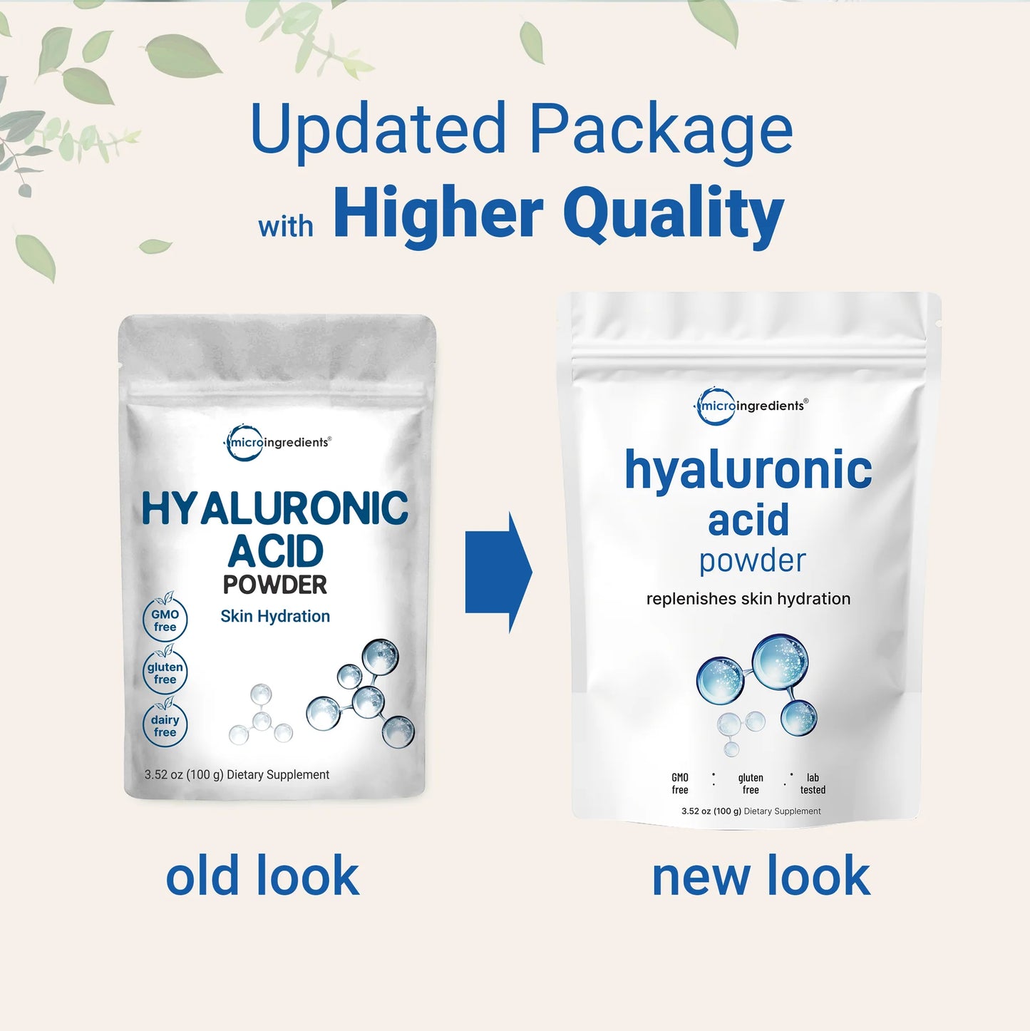 Micro Ingredients Hyaluronic Acid Serum Powder