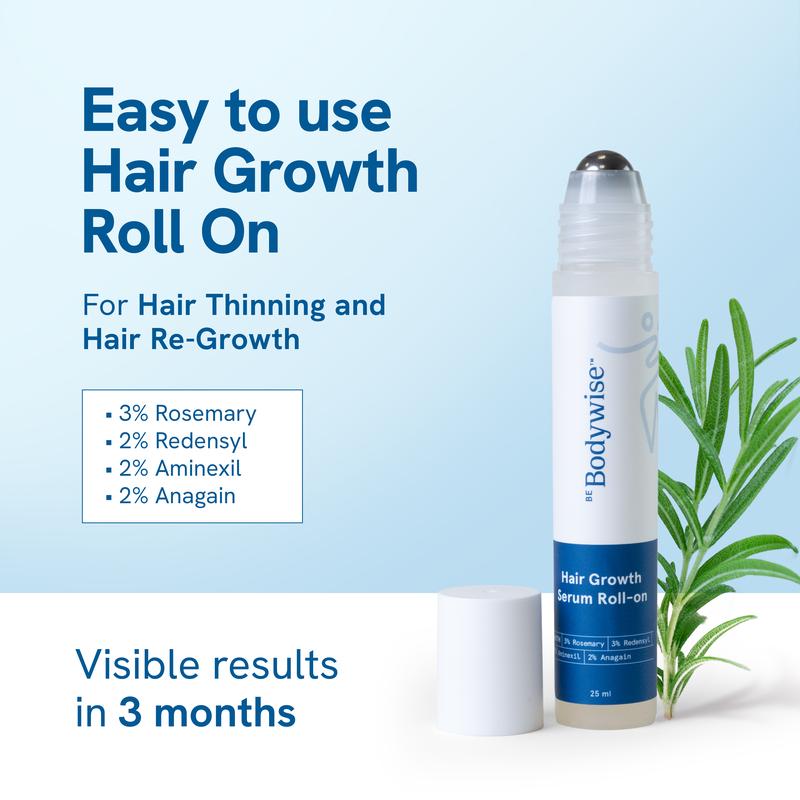 Be Bodywise Advanced Hair Growth Roll-On Serum