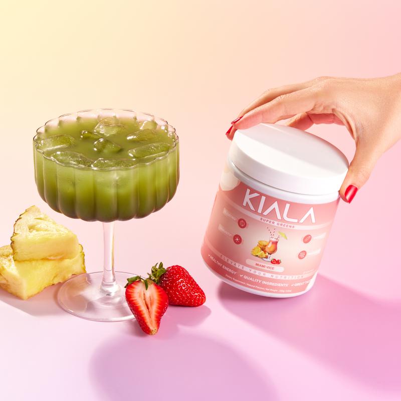 Kiala Nutrition Super Greens, Organic Greens Powder