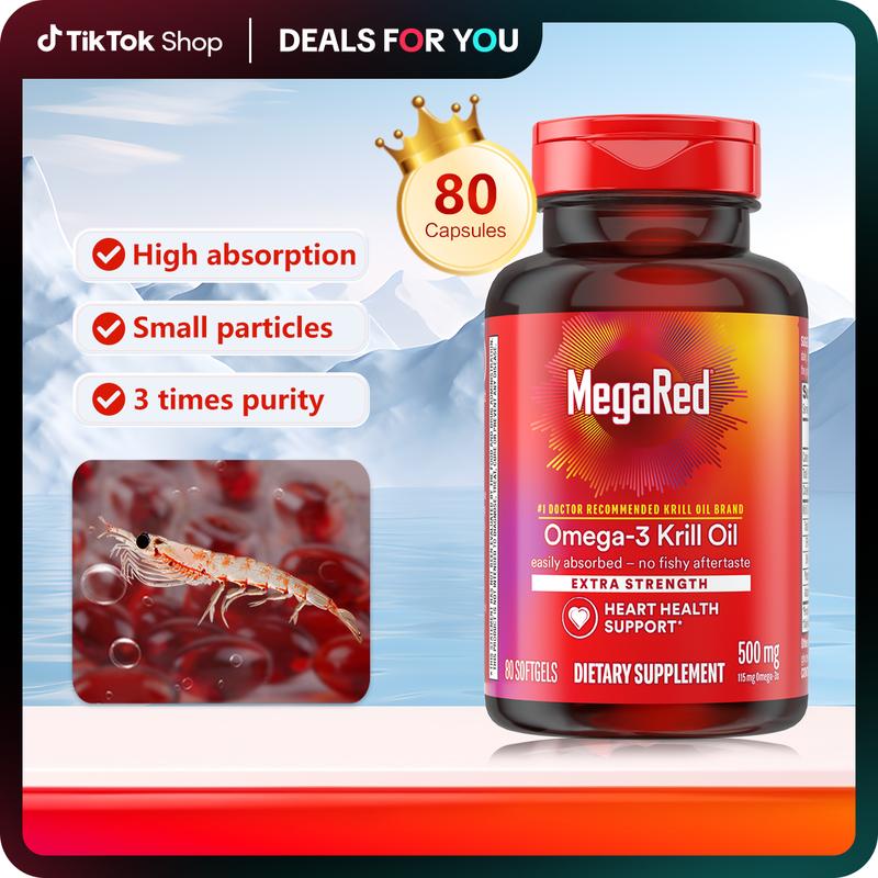 MegaRed Omega-3 Krill Oil 350mg Softgels