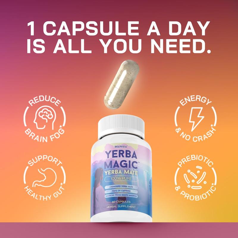 Yerba Magic | Yerba Mate Capsules | 60 Capsules
