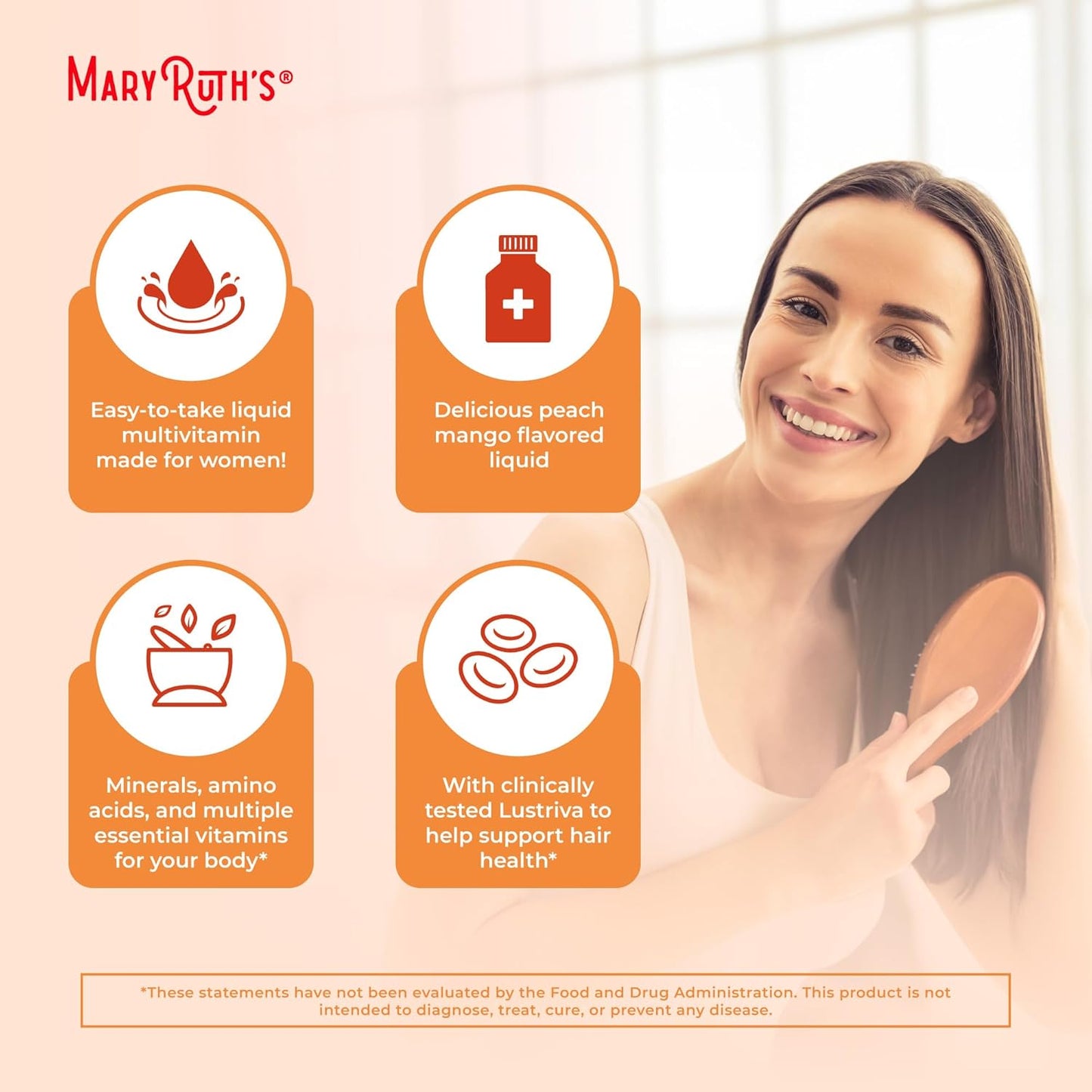 MaryRuth's Liquid Multivitamin + Hair Growth | Buy 1, Get 1 Free