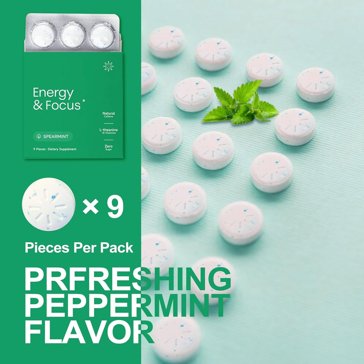 NEW Neuro Energy Caffeine Nootropics for Energy & Focus - Sugar-Free