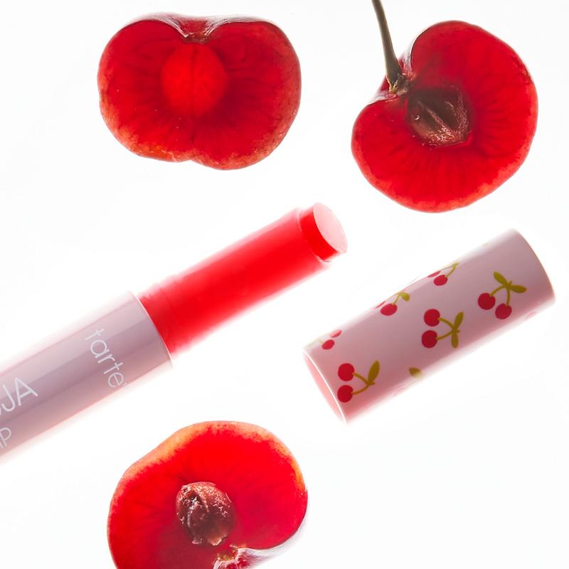 tarte cherry crush lip & phone sticker duo