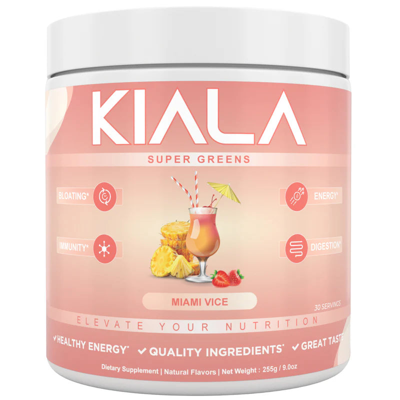 Kiala Nutrition Super Greens, Organic Greens Powder