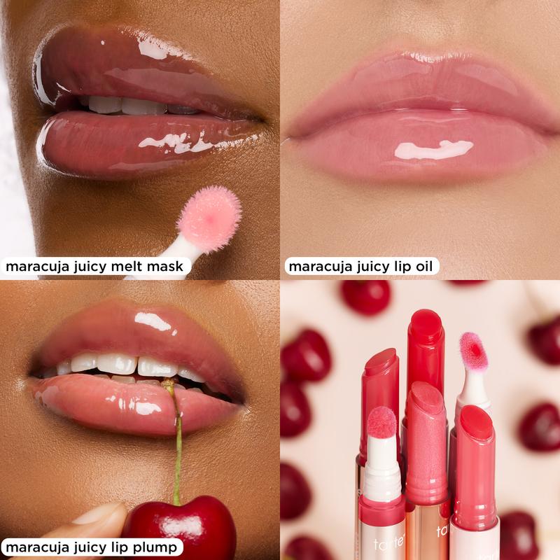 tarte maracuja juicy lip cherry crush collection