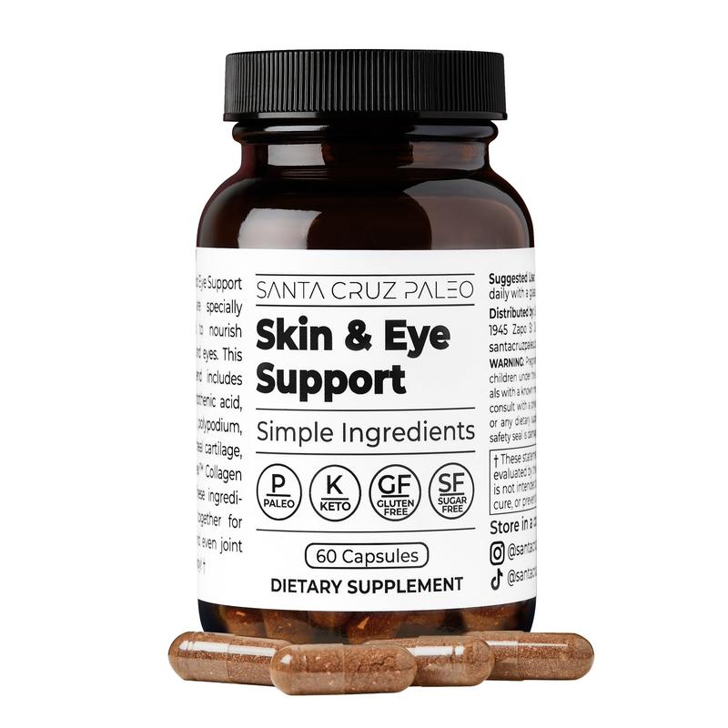 Skin and Eye Support Caps + Free Beef Tallow