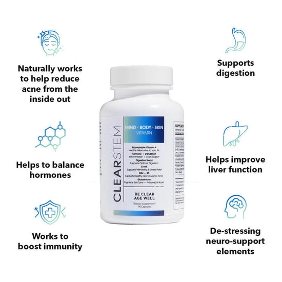 MINDBODYSKIN Hormonal Acne Supplement