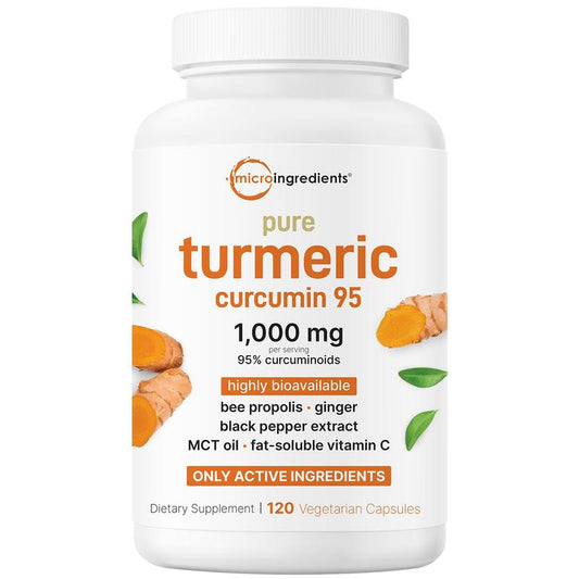 Micro Ingredients Pure Turmeric Curcumin Supplement 1,000mg