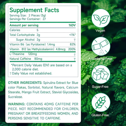 NEW Neuro Energy Caffeine Nootropics for Energy & Focus - Sugar-Free