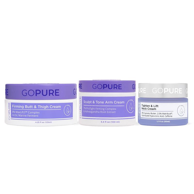 GOPURE Firm It All Routine - Neck Cream + Arm Cream + Butt & Thigh Cream