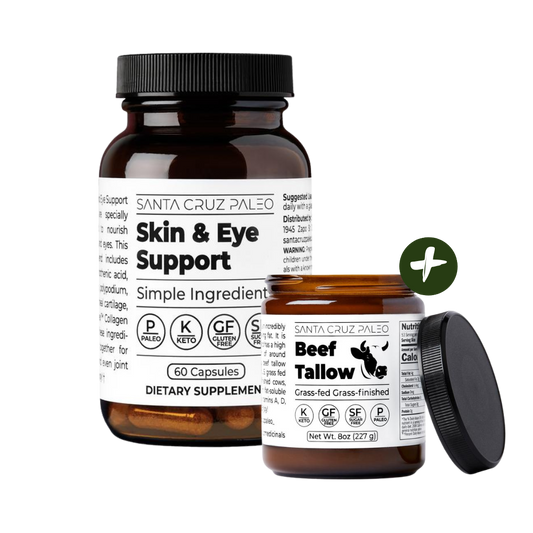Skin and Eye Support Caps + Free Beef Tallow