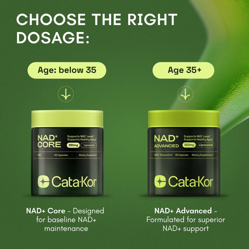 Cata-Kor 500 mg - NAD+ Supplement for Skin Aging
