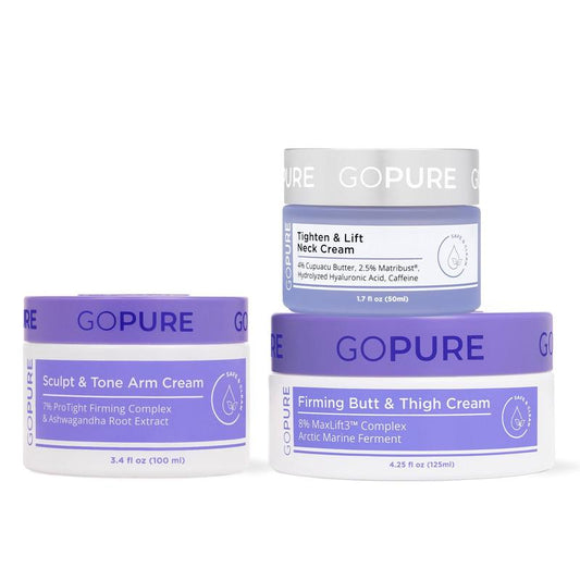 GOPURE Firm It All Routine - Neck Cream + Arm Cream + Butt & Thigh Cream