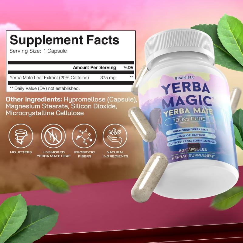 Yerba Magic | Yerba Mate Capsules | 60 Capsules