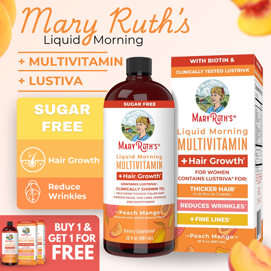 MaryRuth's Liquid Multivitamin + Hair Growth | Buy 1, Get 1 Free