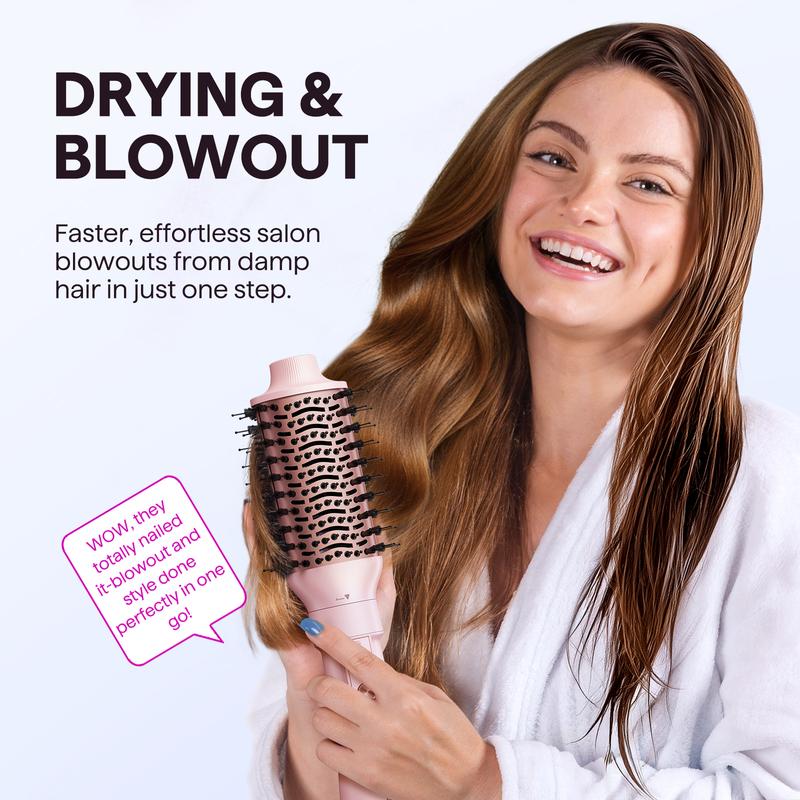 Wavytalk Air Sculpt 2-in-1 Hot Air Brush Set, Salon Blowout