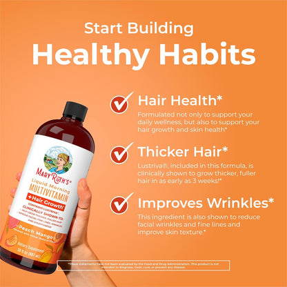 MaryRuth's Liquid Multivitamin + Hair Growth | Buy 1, Get 1 Free