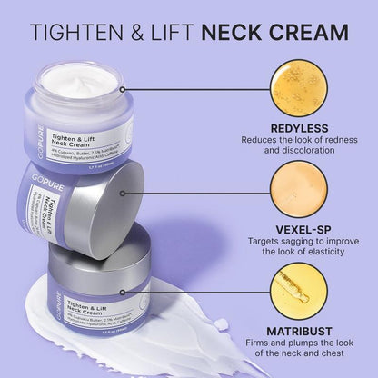 GOPURE Tighten & Lift Neck Cream | Buy 1, Get 1 Free
