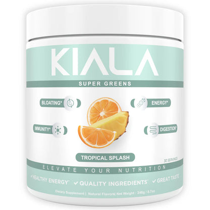 Kiala Nutrition Super Greens, Organic Greens Powder