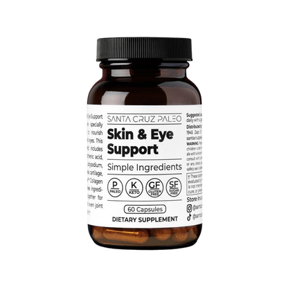 Skin and Eye Support Caps + Free Beef Tallow