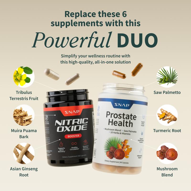 Ultimate Men's Health Bundle - Snap Supplements
