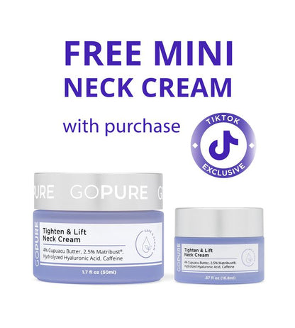 GOPURE Tighten & Lift Neck Cream + Free Mini Neck Cream