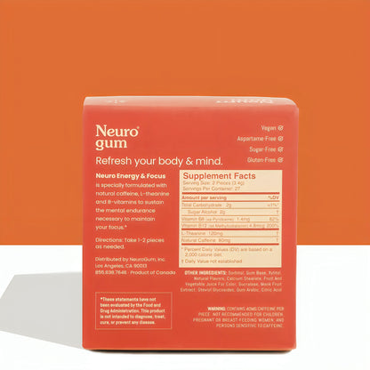 Neuro Energy Caffeine Nootropics for Energy & Focus