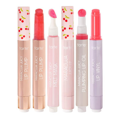tarte maracuja juicy lip cherry crush collection