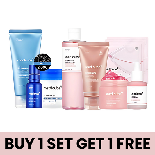 Affordable Glass Glow Medicube Skincare Set